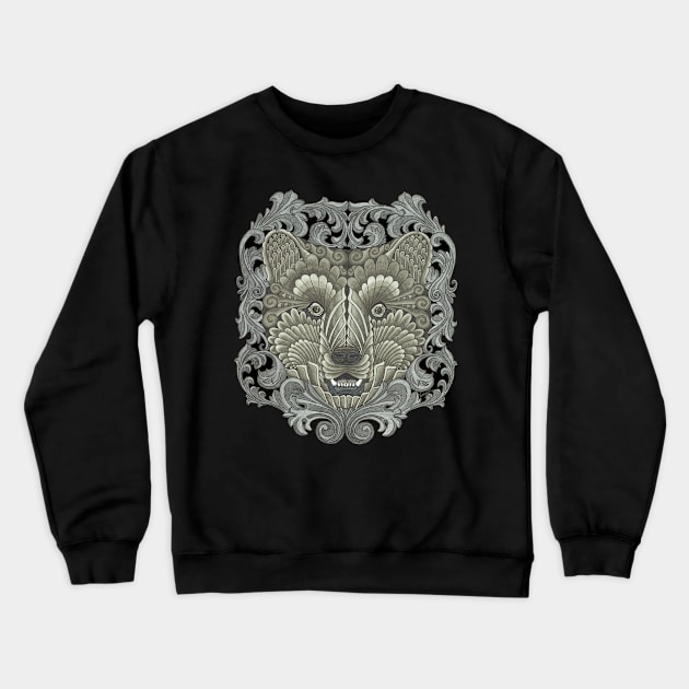 Masked Bear Crewneck Sweatshirt by SamuelJ